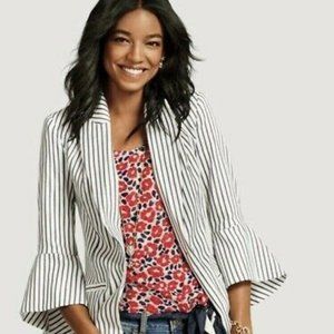 NWT CAbi 5295 Striped Bell Jacket 8